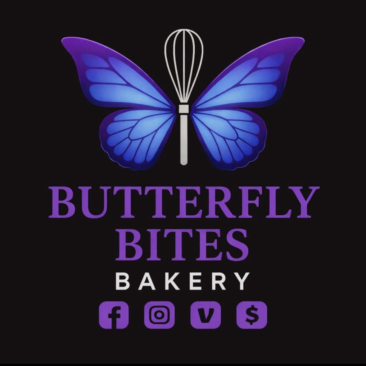 Butterfly Bites Bakery logo